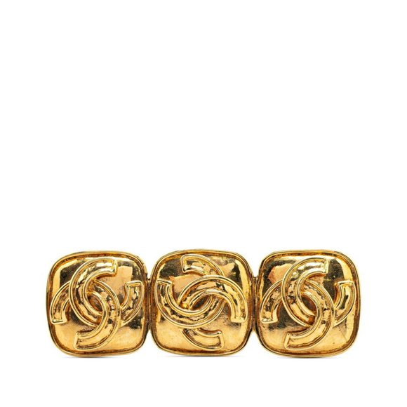 Chanel Coco Mark Gold Gold Plated brooch - Picture 1 of 3